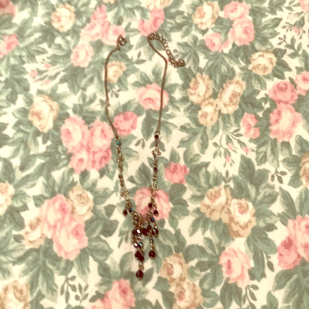 Blackish, greenish, blue tinted Necklace